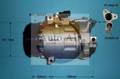 Компрессор (AUTO AIR GLOUCESTER: 14-0343P)