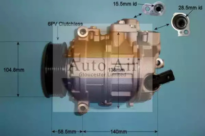 Компрессор (AUTO AIR GLOUCESTER: 14-1126P)