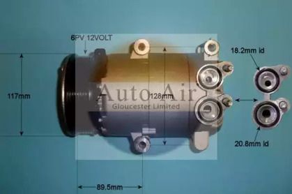 Компрессор (AUTO AIR GLOUCESTER: 14-1047P)