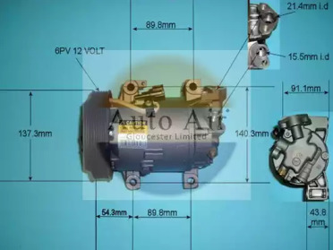 Компрессор (AUTO AIR GLOUCESTER: 14-0002R)