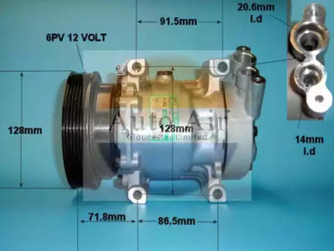 Компрессор (AUTO AIR GLOUCESTER: 14-1202)