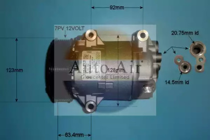 Компрессор (AUTO AIR GLOUCESTER: 14-1115)