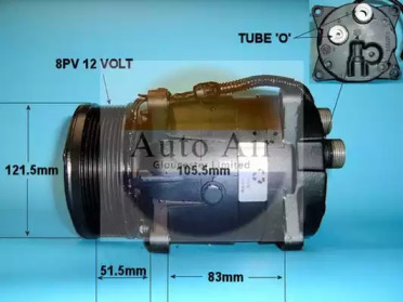 Компрессор (AUTO AIR GLOUCESTER: 14-0409R)