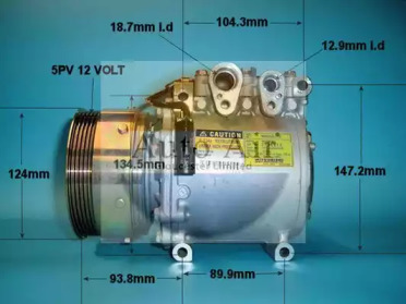 Компрессор (AUTO AIR GLOUCESTER: 14-1189)