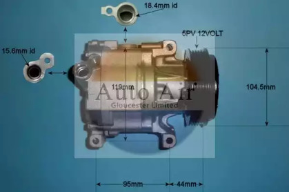 Компрессор (AUTO AIR GLOUCESTER: 14-0214)