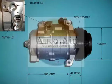 Компрессор (AUTO AIR GLOUCESTER: 14-9723)