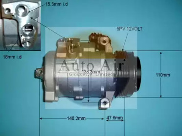 Компрессор (AUTO AIR GLOUCESTER: 14-9722)