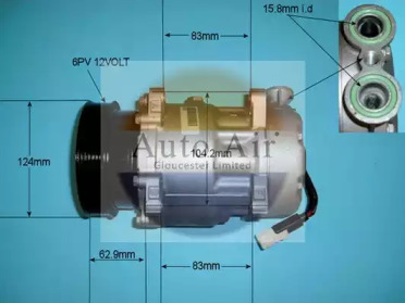 Компрессор (AUTO AIR GLOUCESTER: 14-7484R)