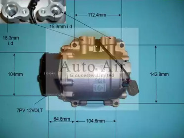 Компрессор (AUTO AIR GLOUCESTER: 14-9724)