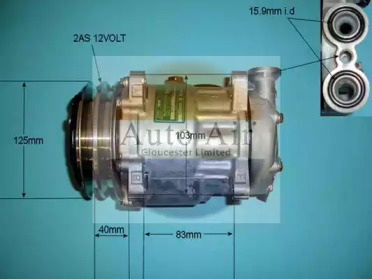 Компрессор (AUTO AIR GLOUCESTER: 14-1109)