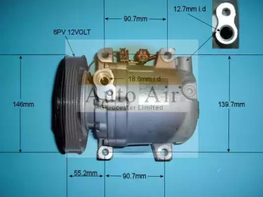 Компрессор (AUTO AIR GLOUCESTER: 14-6069)