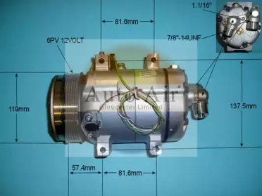 Компрессор (AUTO AIR GLOUCESTER: 14-7589)