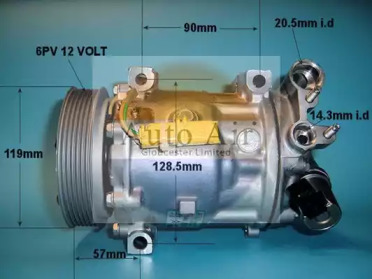 Компрессор (AUTO AIR GLOUCESTER: 14-0220)