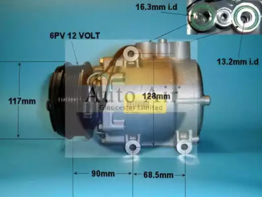 Компрессор (AUTO AIR GLOUCESTER: 14-1029)