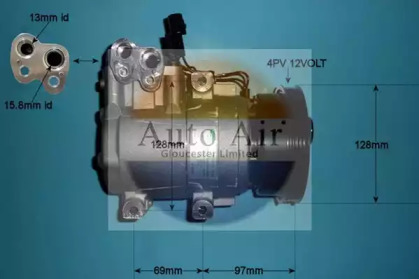 Компрессор (AUTO AIR GLOUCESTER: 14-1017)