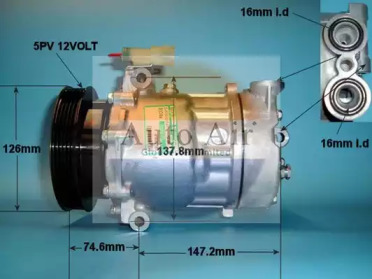 Компрессор (AUTO AIR GLOUCESTER: 14-1213)