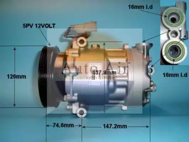 Компрессор (AUTO AIR GLOUCESTER: 14-1213R)