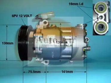 Компрессор (AUTO AIR GLOUCESTER: 14-1261R)