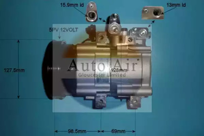 Компрессор (AUTO AIR GLOUCESTER: 14-1027)