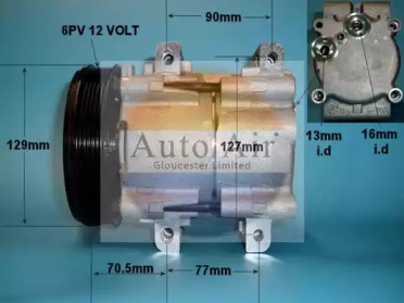 Компрессор (AUTO AIR GLOUCESTER: 14-0216)