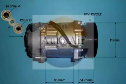 Компрессор (AUTO AIR GLOUCESTER: 14-1102P)