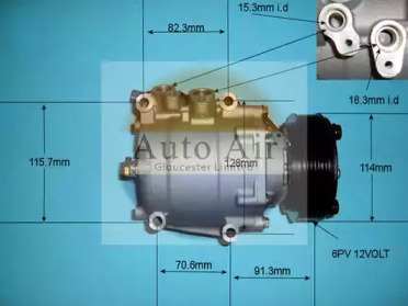 Компрессор (AUTO AIR GLOUCESTER: 14-3571P)