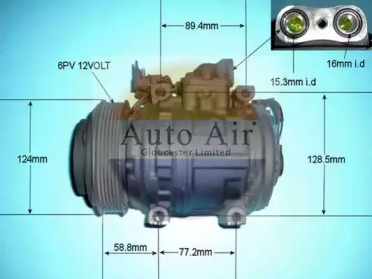 Компрессор (AUTO AIR GLOUCESTER: 14-6240R)