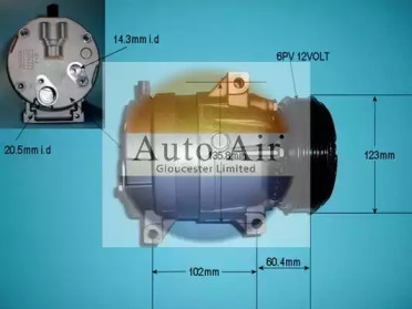 Компрессор (AUTO AIR GLOUCESTER: 14-1101R)