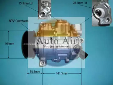 Компрессор (AUTO AIR GLOUCESTER: 14-9703)