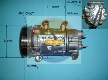 Компрессор (AUTO AIR GLOUCESTER: 14-1356)