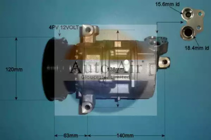 Компрессор (AUTO AIR GLOUCESTER: 14-0760)