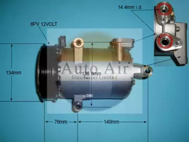 Компрессор (AUTO AIR GLOUCESTER: 14-8147)