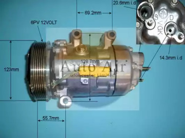 Компрессор (AUTO AIR GLOUCESTER: 14-1444)