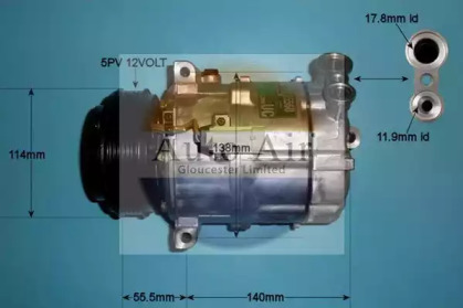 Компрессор (AUTO AIR GLOUCESTER: 14-0334)