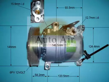 Компрессор (AUTO AIR GLOUCESTER: 14-6072)