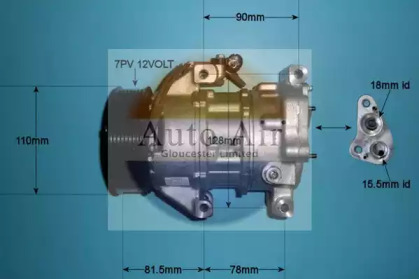 Компрессор (AUTO AIR GLOUCESTER: 14-0084)