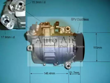 Компрессор (AUTO AIR GLOUCESTER: 14-9644)