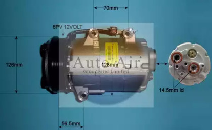 Компрессор (AUTO AIR GLOUCESTER: 14-0097)