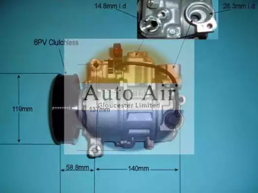 Компрессор (AUTO AIR GLOUCESTER: 14-9729)