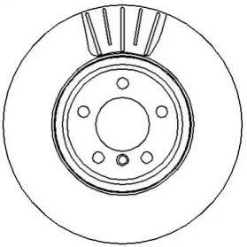 Тормозной диск (JURID: 562401J)