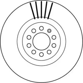 Тормозной диск (JURID: 562132JC)