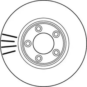 Тормозной диск (JURID: 562145JC)