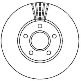 Тормозной диск (JURID: 562251JC)