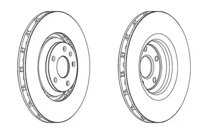 Тормозной диск (JURID: 562508JC)