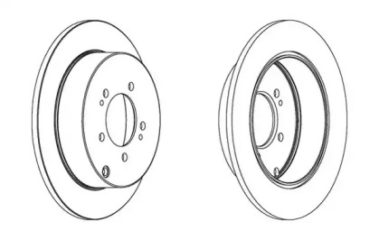 Тормозной диск (JURID: 562527JC)