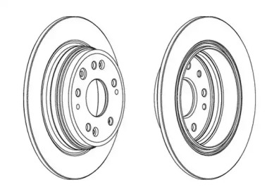 Тормозной диск (JURID: 562543JC)