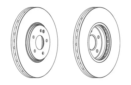 Тормозной диск (JURID: 563103JC-1)