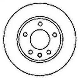 Тормозной диск (JURID: 561610JC)