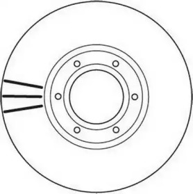Тормозной диск (JURID: 562105JC)