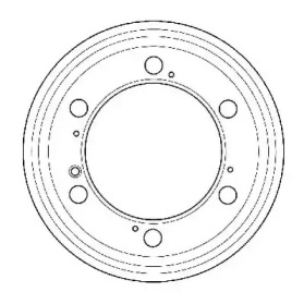 Тормозный барабан (JURID: 329134J)